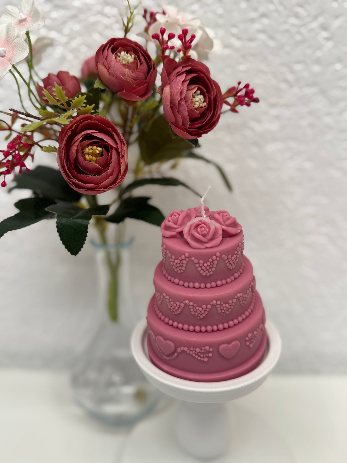 Torte mit Blumigem Duft