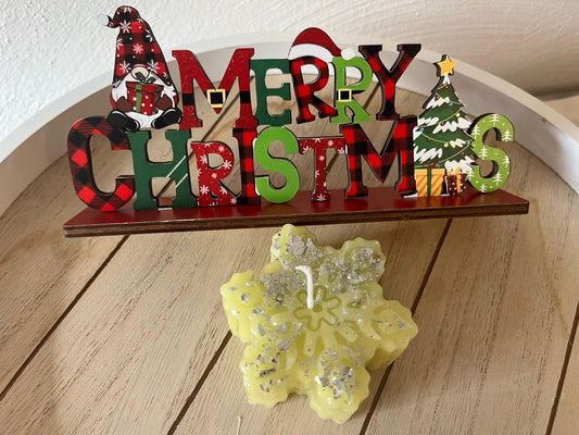 Schneeflocken mit Orangenduft