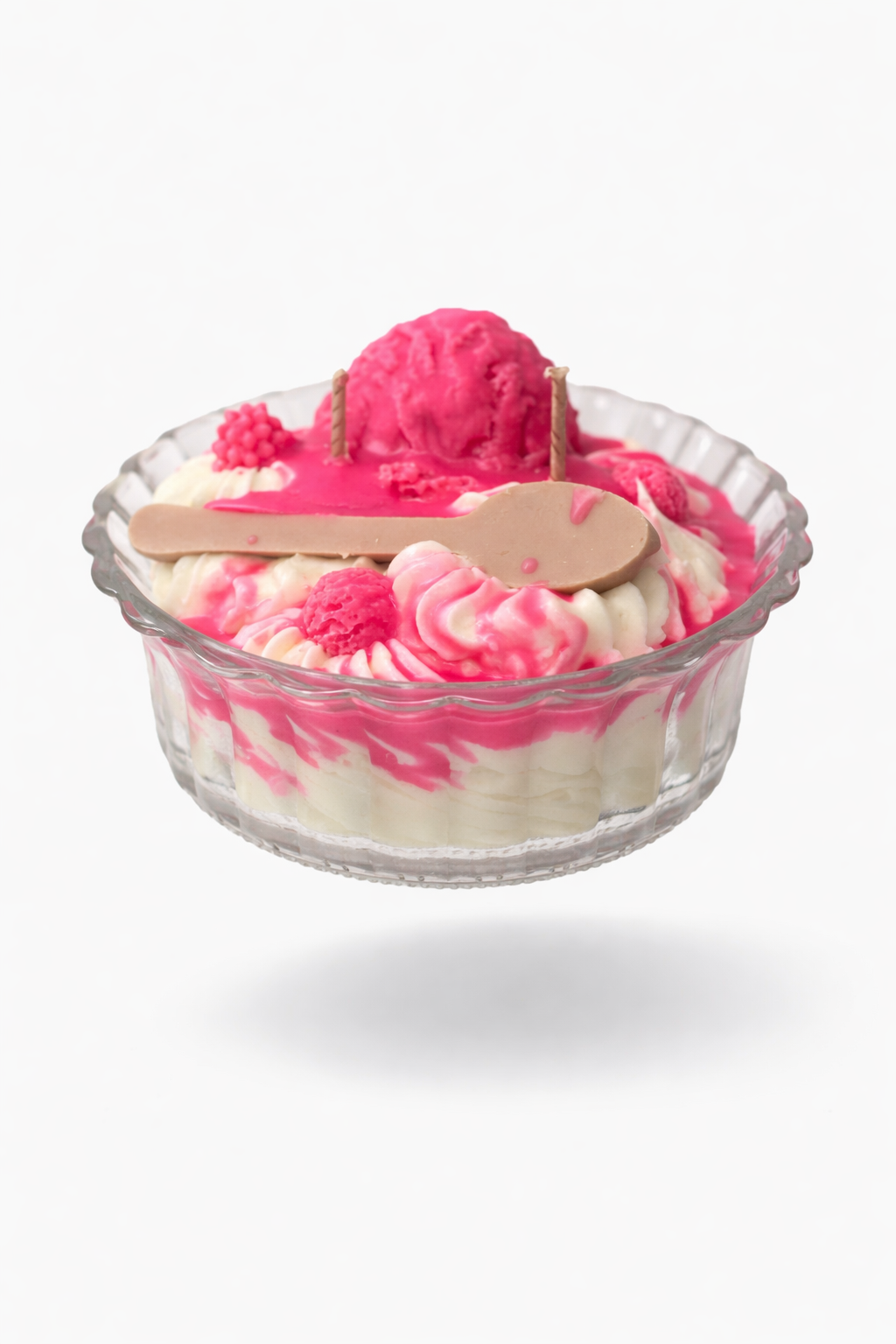 Himbeer-Eisbecher