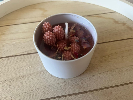 Himmbeerkerze mit Himmbeerduft