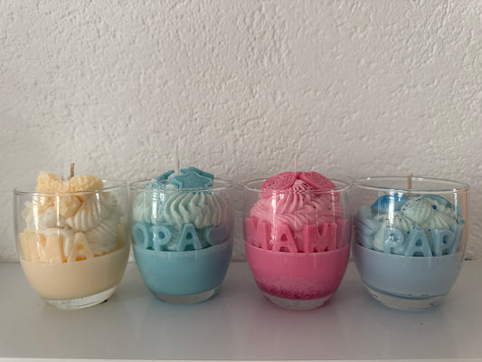 Personalisierte Kerze