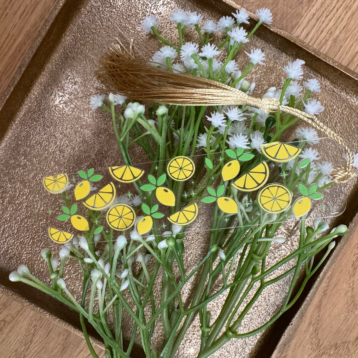 Zitronen Lesezeichen