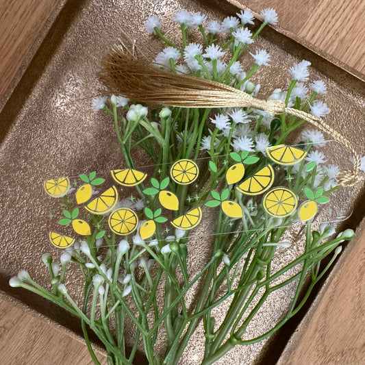 Zitronen Lesezeichen