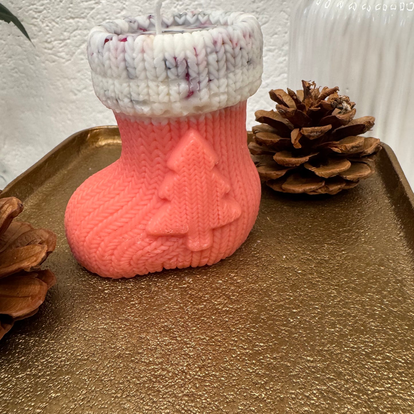 Weihnachtsstiefel mit Bratapfel Duft