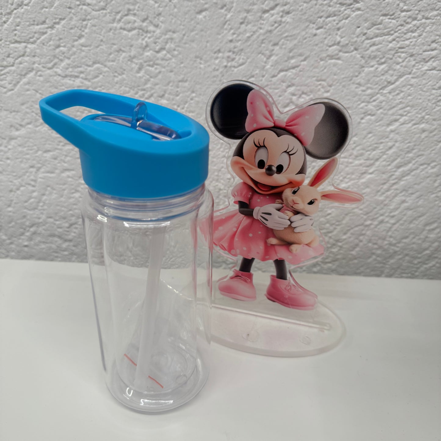 Trinkflasche mit Glitzer/Farbe