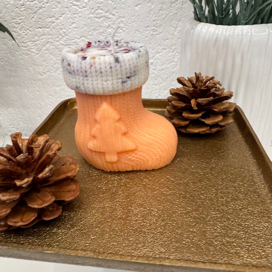 Weihnachtsstiefel mit leichtem Weihnachtsduft