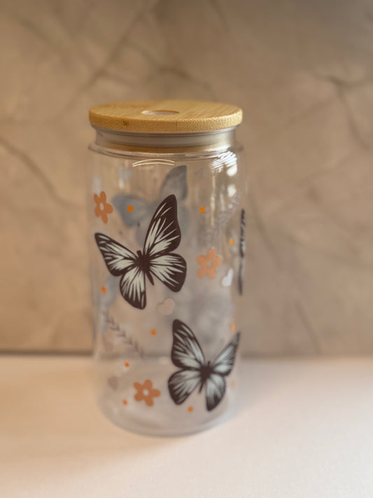 Schmetterling Becher