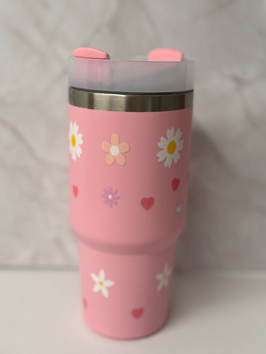 Kleiner Tumbler mit Strohhalm