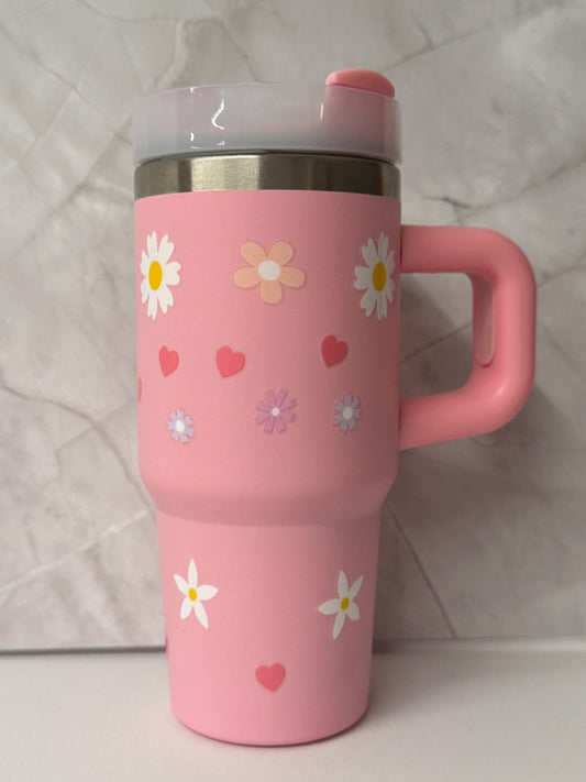 Kleiner Tumbler mit Strohhalm