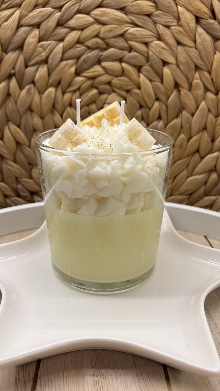 Vanilla Soufflé Dessertkerze