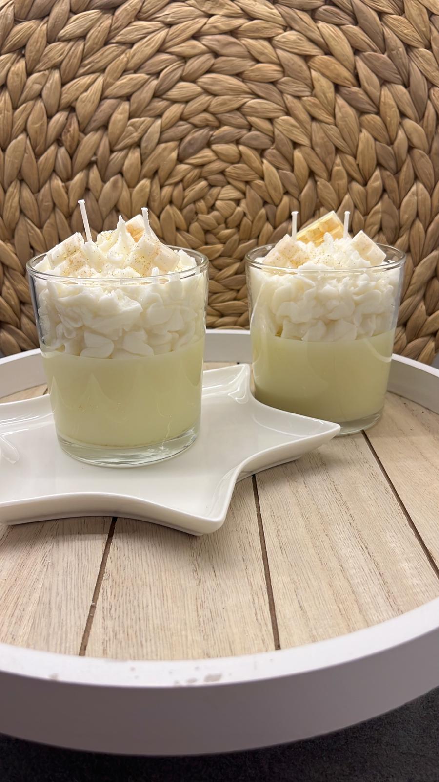 Vanilla Soufflé Dessertkerze