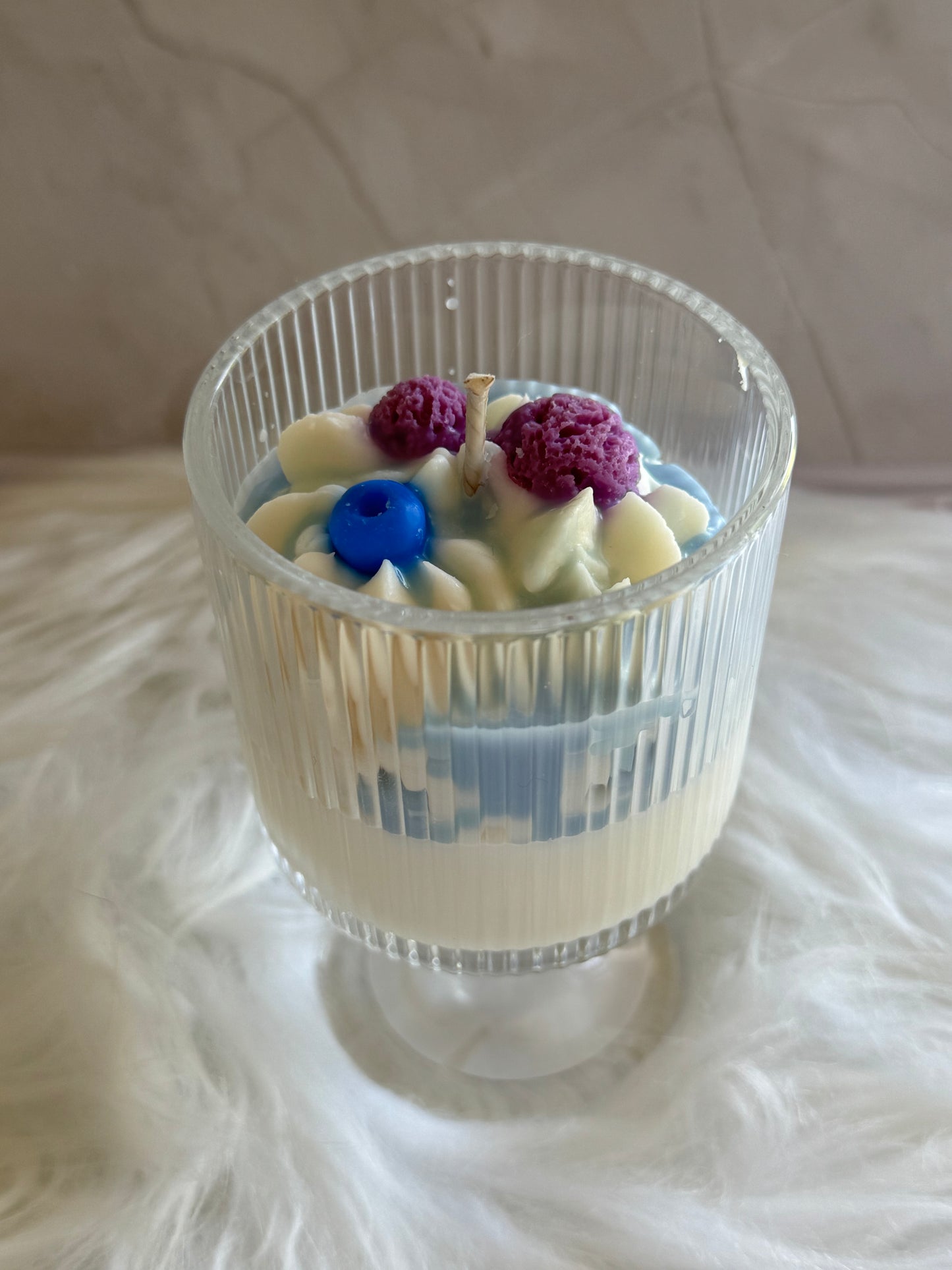 Blaubeere&Vanille Eisbecher