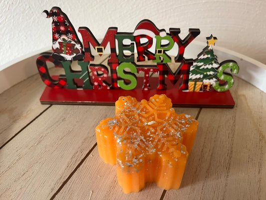Schneeflocken mit Orangenduft